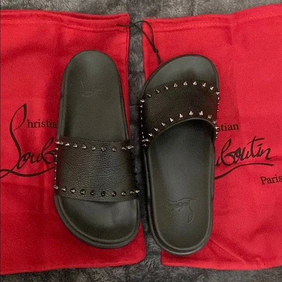 Authentic Christian Louboutin Slides size 41